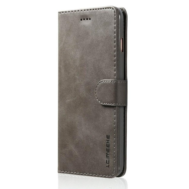 Wallet Flip Leather Phone Case For Samsung Galaxy A10 A20 A30 A40 A50 A60 A70 Cover M10 M20 M30 Magnetic Card slot Case Stand