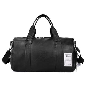 2019 New Men Weekend Outdoor Travel Bag Leather Waterproof Women Duffel Bag Large Capacity Couple Models Fitness Handbag