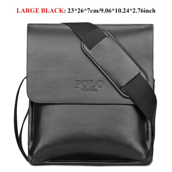 VICUNA POLO Famous Brand Leather Men Bag Casual Business Leather Bag Set Man Messenger Bag Vintage Crossbody Bag bolsas male