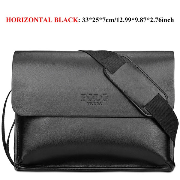 VICUNA POLO Famous Brand Leather Men Bag Casual Business Leather Bag Set Man Messenger Bag Vintage Crossbody Bag bolsas male