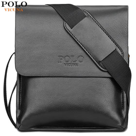 VICUNA POLO Famous Brand Leather Men Bag Casual Business Leather Bag Set Man Messenger Bag Vintage Crossbody Bag bolsas male