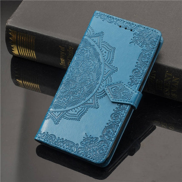 3D Flower Leather Case For Samsung Galaxy A50 A30S A10 A20 A40 A70 A80 J2 Core J3 J5 J7 A5 J1 2016 2017 A6 J6 J4 Plus 2018 Cover