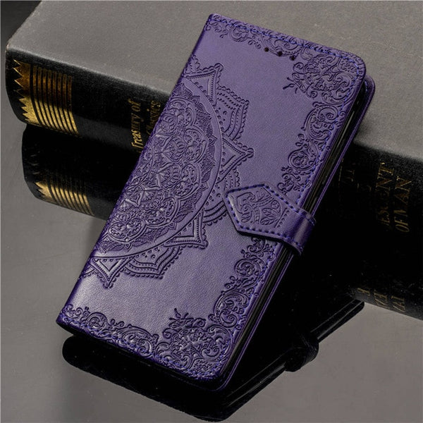 3D Flower Leather Case For Samsung Galaxy A50 A30S A10 A20 A40 A70 A80 J2 Core J3 J5 J7 A5 J1 2016 2017 A6 J6 J4 Plus 2018 Cover