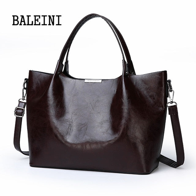 2020 Summer new style Women Bag Handbag Tote Over Shoulder Crossbody Leather Big Brand Black Brown Casual Designer Female Bolsas